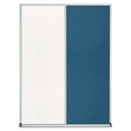 United Visual Products Single Door Radius Corkboard, 36"X36", G UV8002-GOLD-FORBO